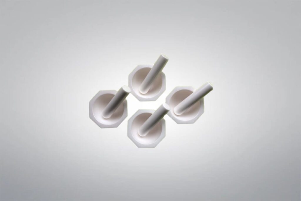 Ytrria Stabilized Zirconia Mortars and Pestles