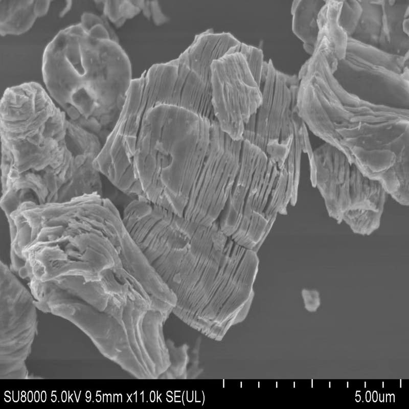Nb2CTx MXen-Phase Pulver SEM