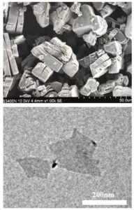 V4C3Tx Phase MXène Poudre SEM