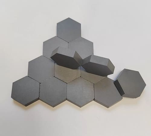 Boron Carbide Bulletproof Plate hexagonal shape