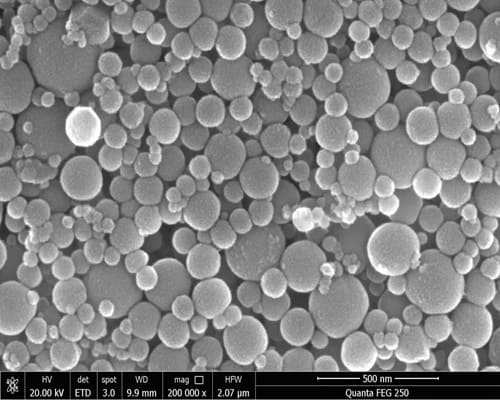 Nanoparticle Spherical Alumina Powder SEM