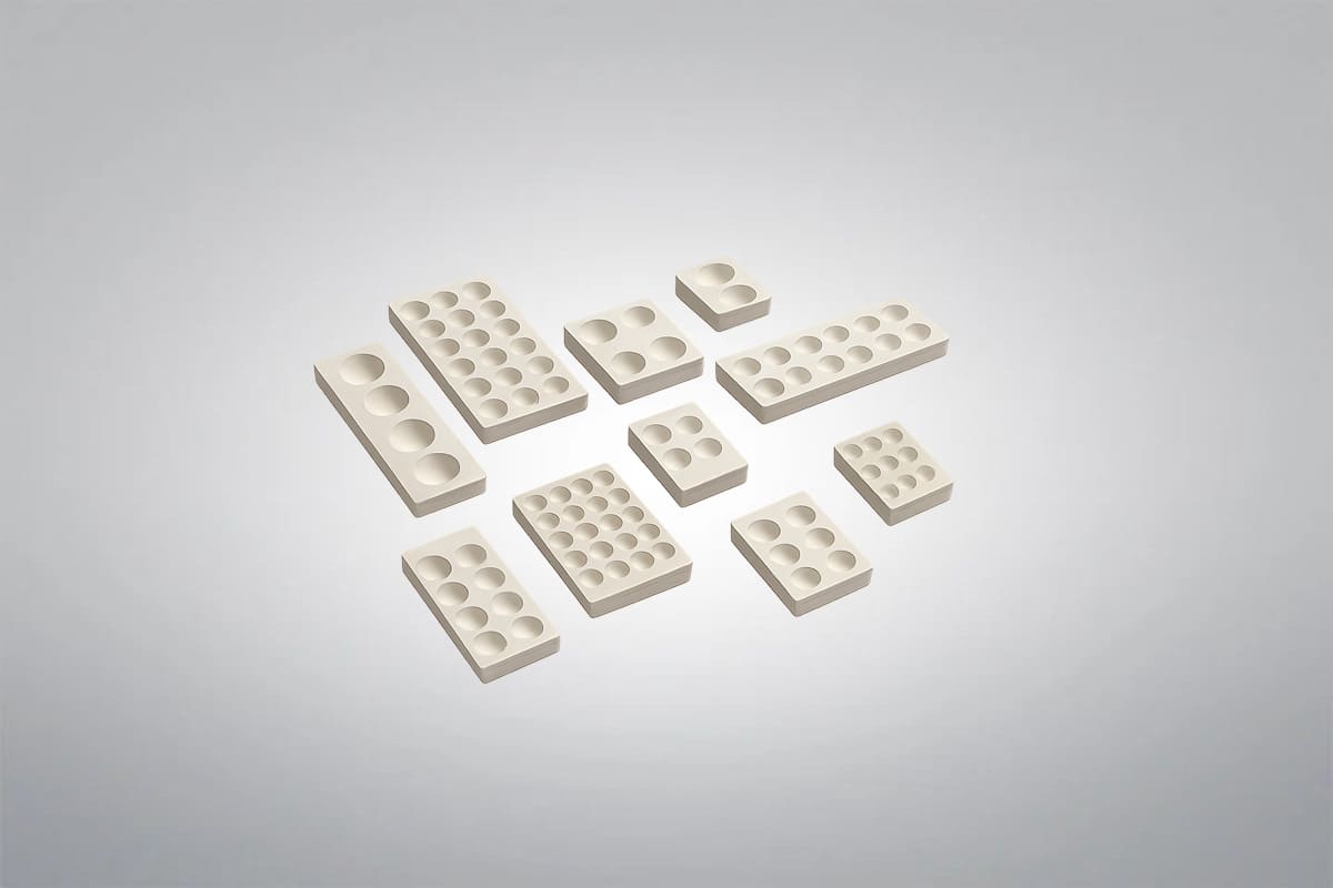 Magnesium Oxide Cupel Block